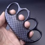 Thickened Metal Knuckle Duster Four Finger Safety Gear