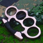 Enhanced Metal Brass Knuckles Duster Four Finger Safety Gear - Image 24