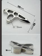 Thickened Steel Knuckle Duster Emergency Protection Device - Image 4