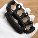Toughened Solid Steel Knuckle Duster Security Defense Tool - Image 3