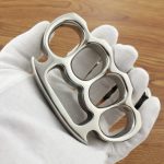 Toughened Solid Steel Knuckle Duster Security Defense Tool - Image 9