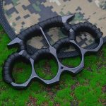Thickened Rope and Brass Knuckle Duster Four Finger Self-Defense Tool - Image 17