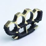 Thickened Rope and Brass Knuckle Duster Four Finger Self-Defense Tool - Image 18