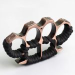 Thickened Rope and Brass Knuckle Duster Four Finger Self-Defense Tool - Image 21