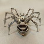 Modern Spider Web Inspired Metal Puzzle - Image 6