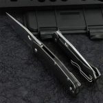 D2 Steel Blade Outdoor Knife with Titanium Alloy Grip – Bild 5