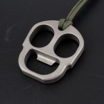 Titanium Knuckle Duster Featuring Multi-Function Bottle Opener for Protection - Imagen 10