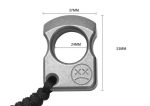 Titanium Knuckle Duster Superior Hardness Defense Tool - Image 25