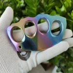 Titanium Alloy Knuckle Duster Defense EDC Tool - Image 4