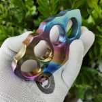 Titanium Alloy Knuckle Duster Defense EDC Tool - Image 9