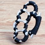 Rope-Wrapped Knuckle Duster Four-Finger Protector