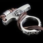 Durable Retro Skull Brass Knuckle Guard EDC Tool - Image 2