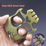 Thickened Weighted Knuckle Duster Two-Finger Self-Defense Gear - Image 11