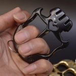 Thickened Weighted Knuckle Duster Two-Finger Self-Defense Gear - Image 13
