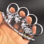 Demon Bone Knuckle Duster with White Design - Image 6