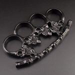 Demon Bone Knuckle Duster with White Design - Image 12