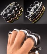Demon Bone Knuckle Duster with White Design - Image 2