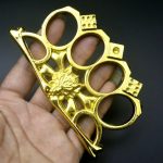 Wolf Head Knuckle Duster Four-Finger Defense Gear