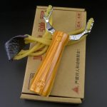 Wood Grain Camo Coyote Slingshot Personal Defense Tool - Image 4