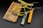 Wood Grain Camo Coyote Slingshot Personal Defense Tool - Image 6