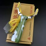 Wood Grain Camo Coyote Slingshot Personal Defense Tool - Image 7