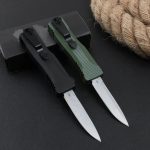 Mini Knife with Zinc Aluminum Handle and Stonewashed Blade for Pocket Use - Image 2