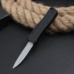 Mini Knife with Zinc Aluminum Handle and Stonewashed Blade for Pocket Use - Image 6