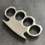High-Shine Monarch Steel Knuckle Duster for Personal Protection - Image 5