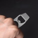 Titanium Mini Multi-Tool Keychain with Pry Bar and Bottle Opener - Image 6
