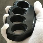 Thick Bakelite Knuckle Duster Impact Tool for Personal Safety and Window Breaking - Imagen 11
