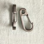 Titanium QuickSnap Carabiner Keychain EDC Clip Tool - immagine 6