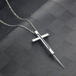 Cross Gear Self Defense Small Retractable Pocket Knife Necklace