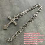 GODEDC Titanium Cross Necklace with Knuckle Duster Pendant for Self Defense - Image 9
