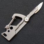 Titanium Tool Keychain Bottle Opener Letter Knife Wrench - Image 8