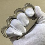 High-Shine Monarch Steel Knuckle Duster for Personal Protection - Image 14