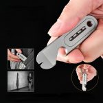 Titanium Alloy EDC Multi-tool Crowbar Outdoor Pry Bar Key Hanger