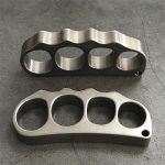 Solid Core Titanium Pea Knuckle Duster for Everyday Self-Defense