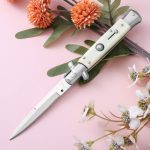 Outdoor Folding Knife Resin Painted Wood Pocket Knives - Image 5