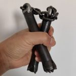 Meteor Chain Whip Baton Crafted from Tungsten Steel - Imagen 3