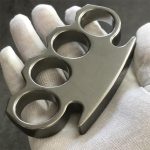 The King Stonewashed Steel Classic Knuckle Duster Gear