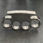 High-Shine Monarch Steel Knuckle Duster for Personal Protection - Image 3