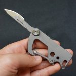 Titanium Tool Keychain Bottle Opener Letter Knife Wrench - Image 13