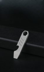 TC4 Titanium Pocket Pry Bar Mini Keychain Outdoor Survival Multi-Tool - Imagen 7