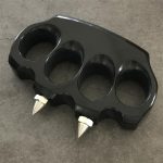 Thick Bakelite Knuckle Duster Impact Tool for Personal Safety and Window Breaking - Imagen 5