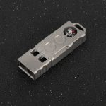 Titanium Adventure Whistle High-Decibel Compass Survival Tool - Image 6