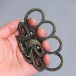 Snake-Inspired Self-Defense Outdoor EDC Knuckle Duster Gear 