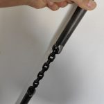 Meteor Chain Whip Baton Crafted from Tungsten Steel - Imagen 8