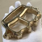 Thickened Solid Brass Knuckle Duster Broken Window EDC - immagine 13