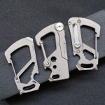Titanium Tool Keychain Bottle Opener Letter Knife Wrench - Image 12