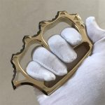 Thickened Solid Brass Knuckle Duster Broken Window EDC - immagine 4